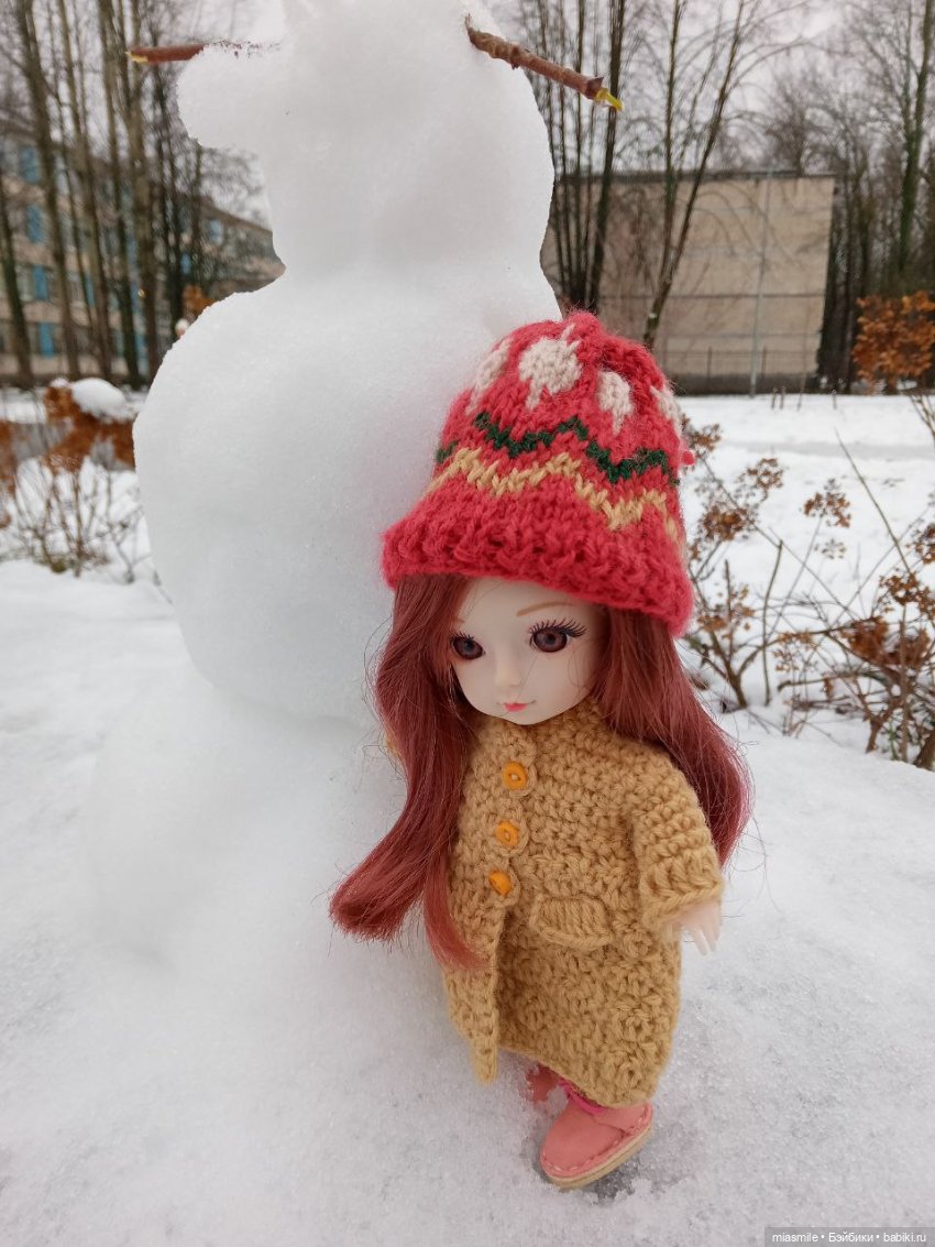 Баболи 16 см и снеговик