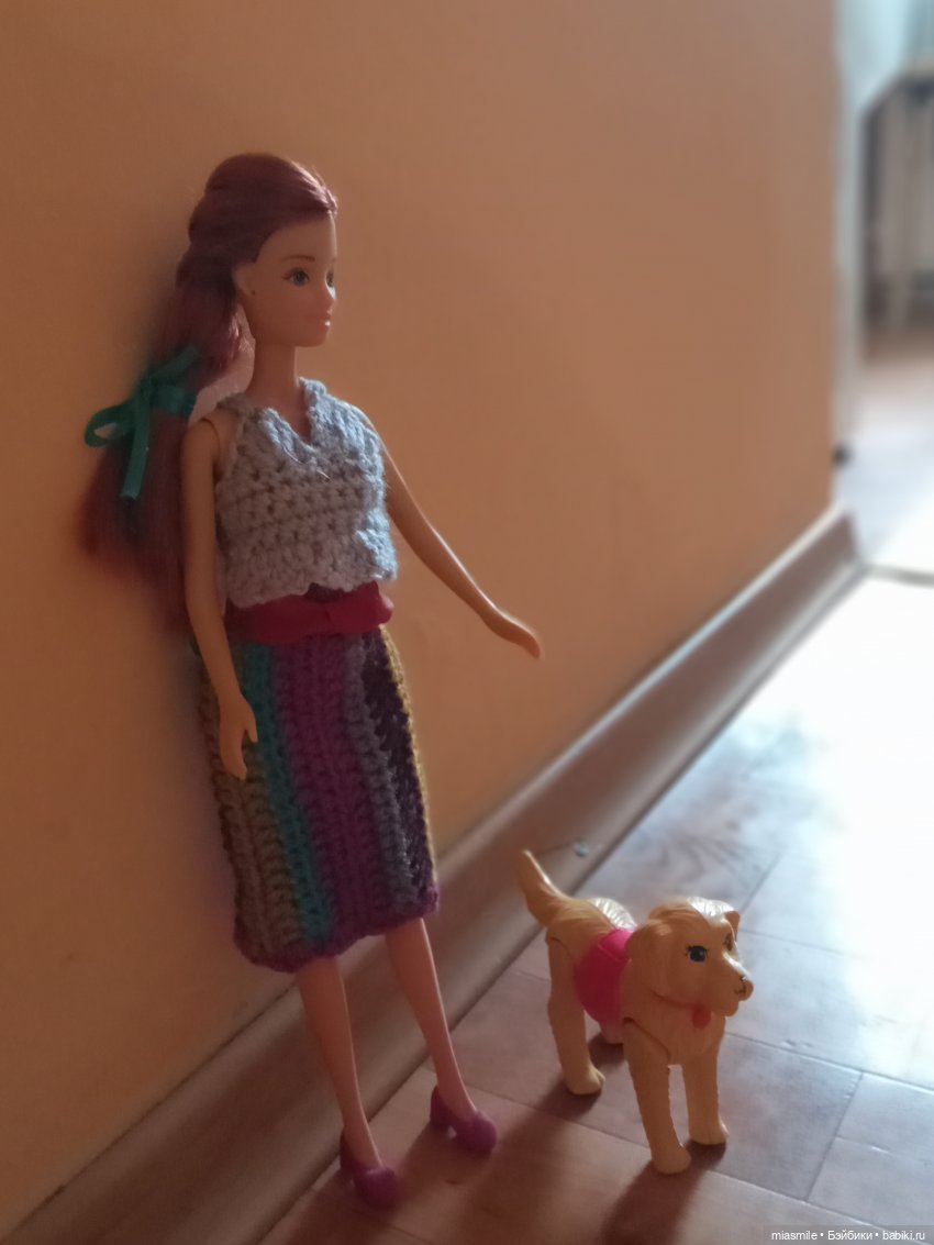 Кукла Anlily и фигурка собаки