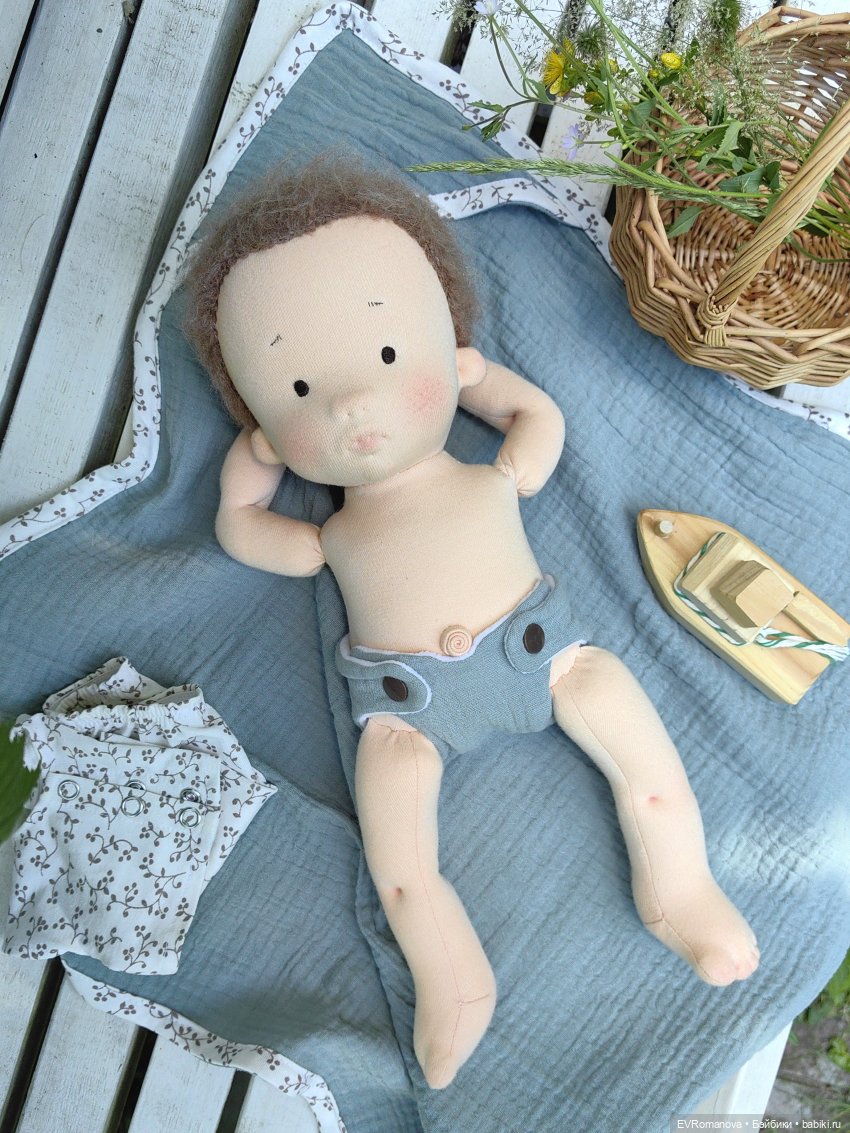 Летний Малыш — Мягкие игровые и текстильные куклы: тряпичные (фото 4)