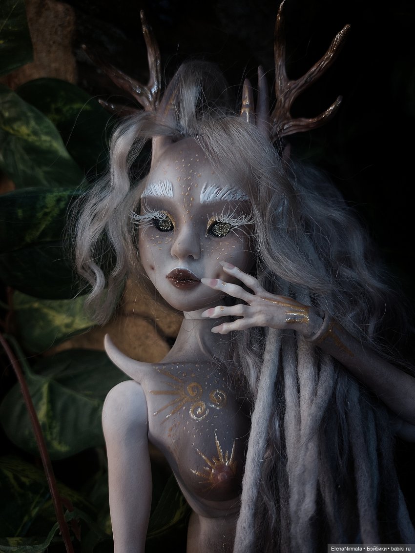 Оленёнок,  43 см - авторские куклы и игрушки Елены Нирмата