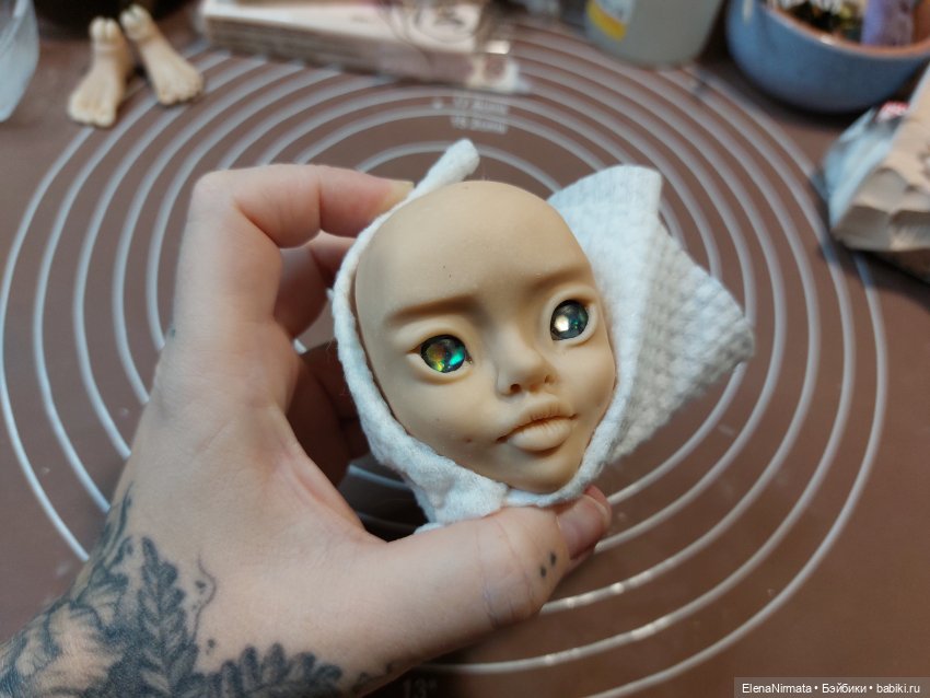 Процесс новой Богомолихи и немного откровений, почему я начала делать кукол (фото 7)