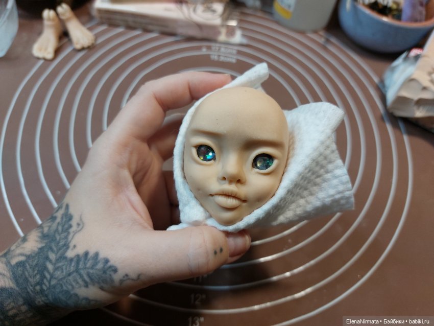 Процесс новой Богомолихи и немного откровений, почему я начала делать кукол (фото 6)