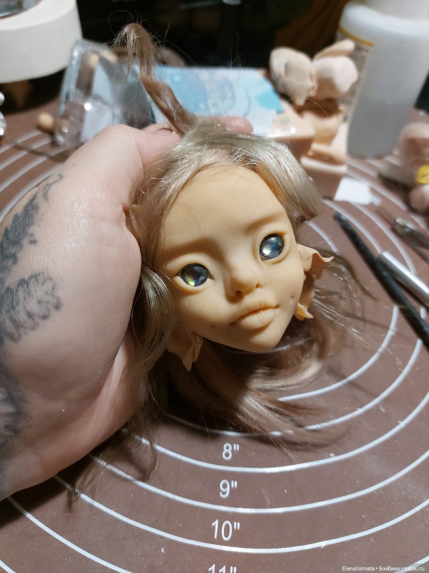 Процесс новой Богомолихи и немного откровений, почему я начала делать кукол (фото 9)