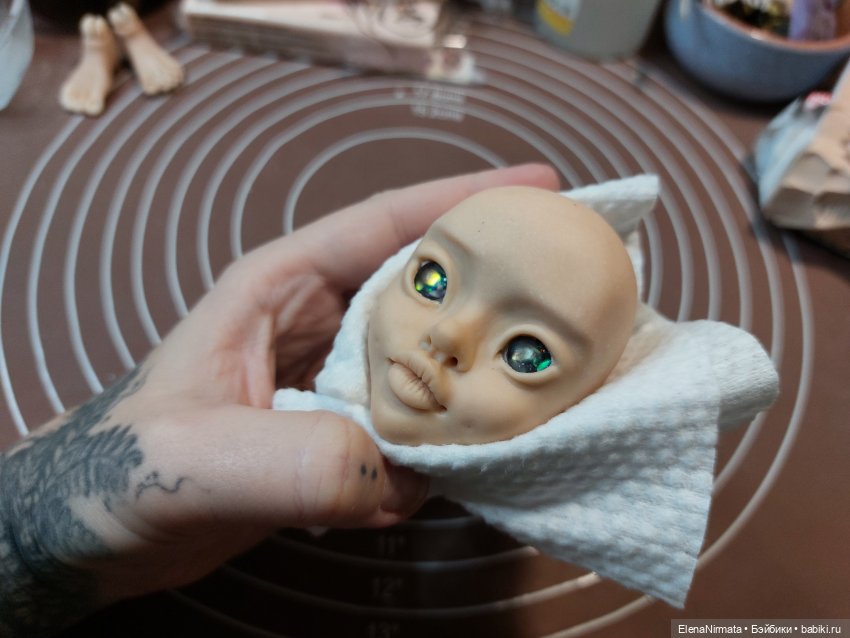 Процесс новой Богомолихи и немного откровений, почему я начала делать кукол (фото 8)