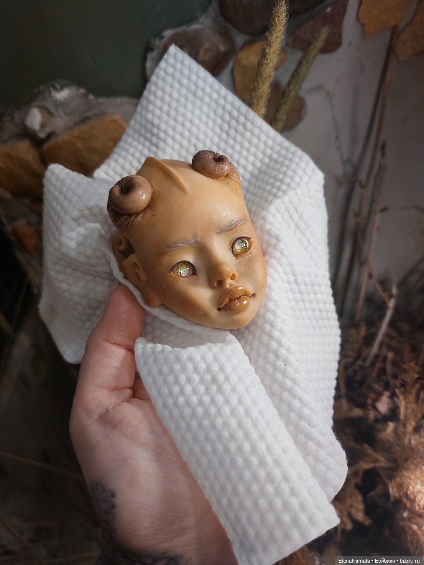 Процесс Инопланетяшки) — Авторские шарнирные куклы своими руками: лепка (фото 6)