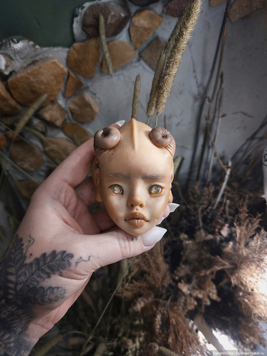 Процесс Инопланетяшки) — Авторские шарнирные куклы своими руками: лепка