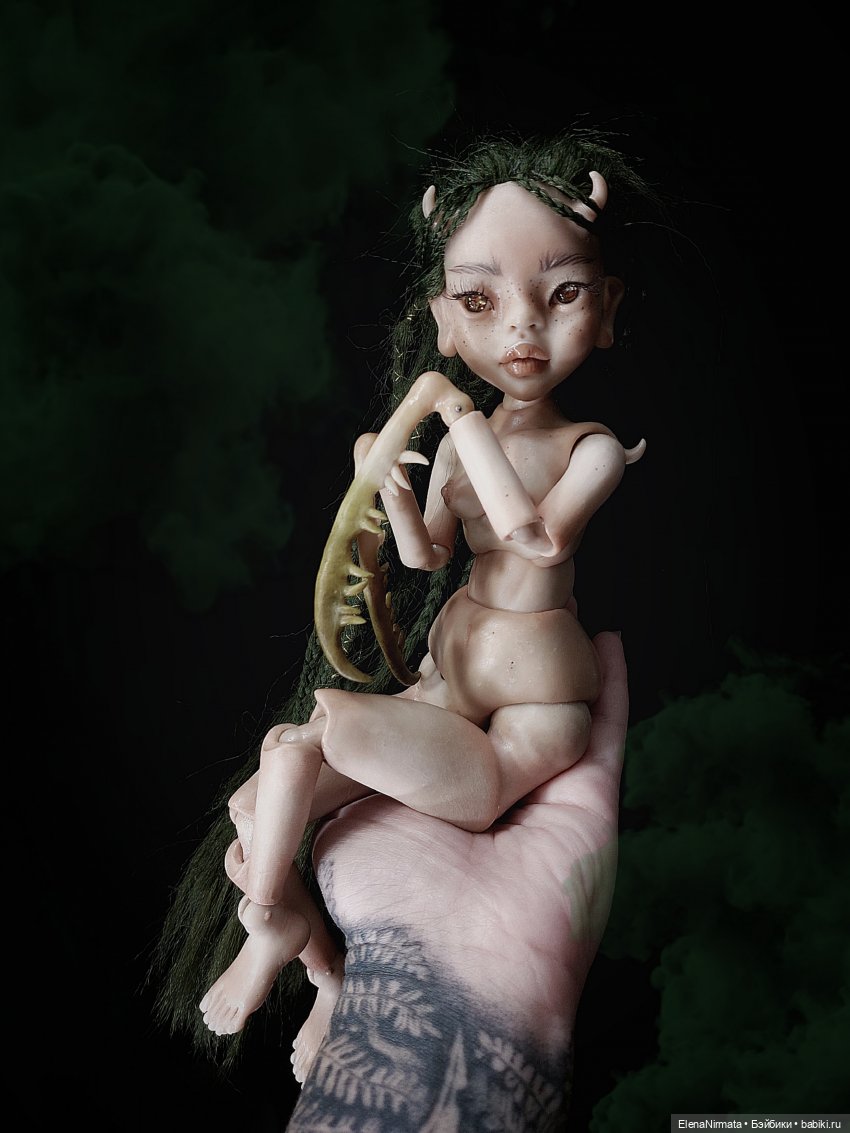 Авторская бжд кукла, Богомолиха "Чанда"