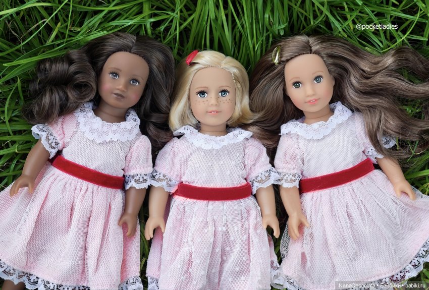 Pocket Ladies: совместное фото American girl mini