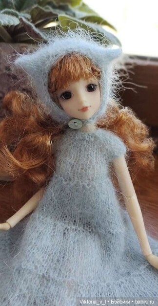 J-doll Rua Garrett в нежном платье мастерицы Марианы. Фото предоставлено автором.