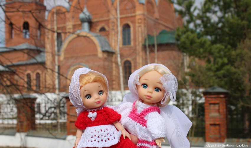 Пасхальное поздравление от моих кукол - вашим (фото 3)