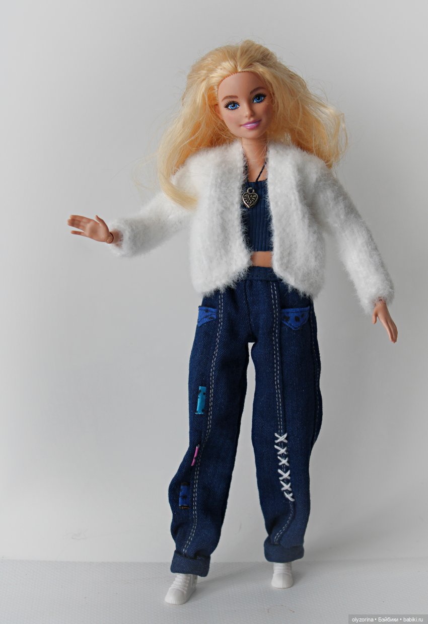 Небольшой мастер-класс — кардиган для Барби | Бэйбики Небольшой мастер-класс — кардиган для Барби