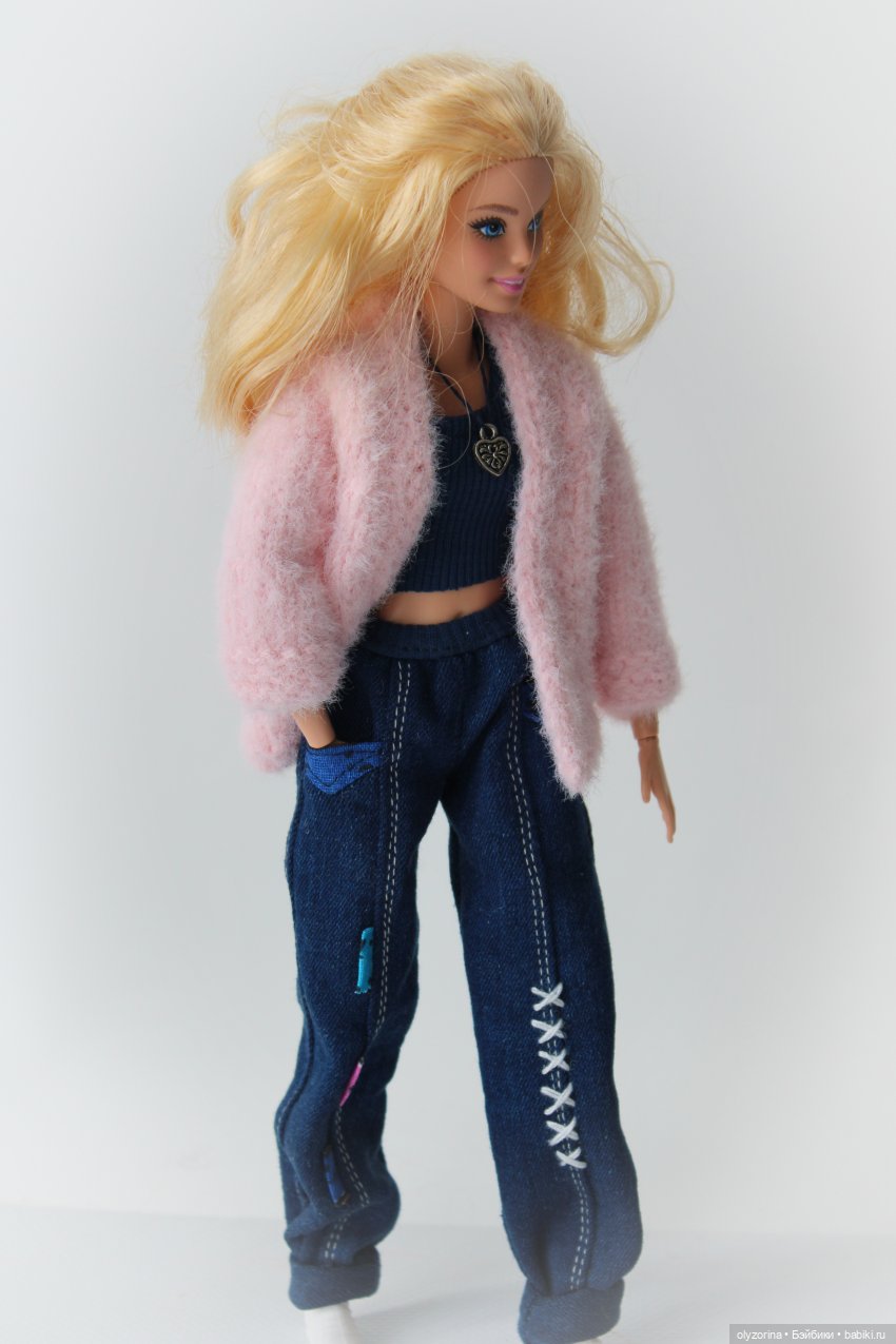 Небольшой мастер-класс — кардиган для Барби | Бэйбики Небольшой мастер-класс — кардиган для Барби