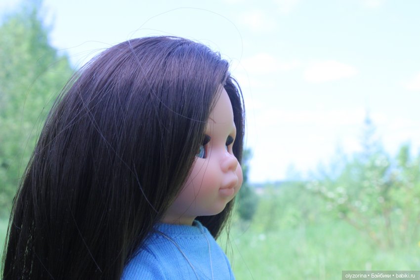 Эля на первой прогулке — Российские куклы Весна (фото 8)