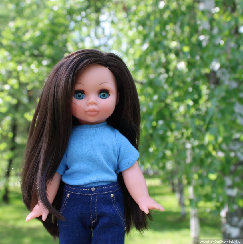 Эля на первой прогулке — Российские куклы Весна (фото 5)