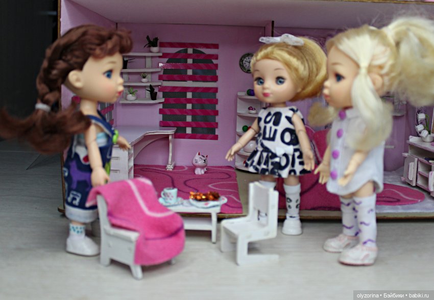 Девчонки довольны — Кукольные домики своими руками: фото