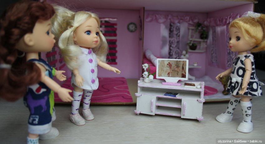 Девчонки довольны — Кукольные домики своими руками: фото (фото 5)