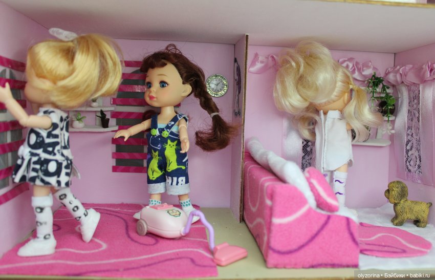 Девчонки довольны — Кукольные домики своими руками: фото