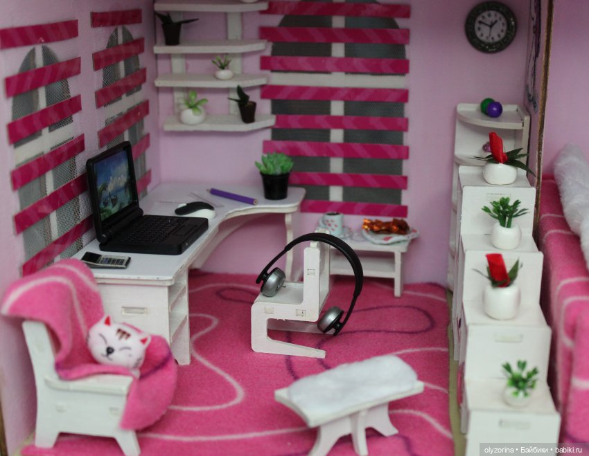 Девчонки довольны — Кукольные домики своими руками: фото