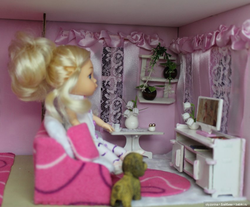 Девчонки довольны — Кукольные домики своими руками: фото (фото 6)