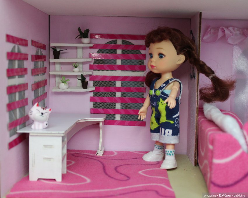 Девчонки довольны — Кукольные домики своими руками: фото (фото 9)