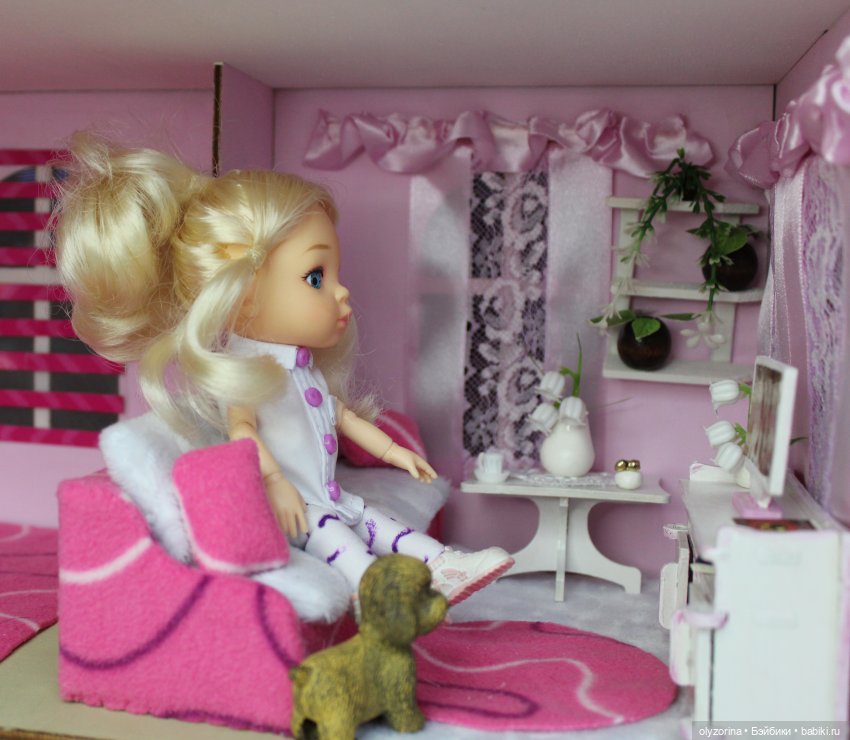 Девчонки довольны — Кукольные домики своими руками: фото (фото 7)