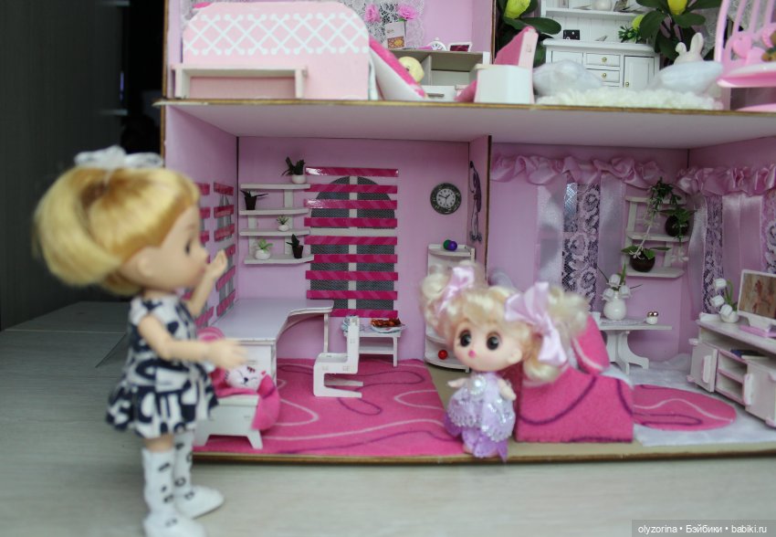 Девчонки довольны — Кукольные домики своими руками: фото