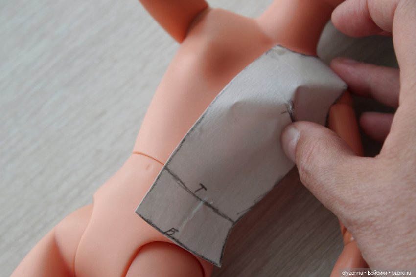 Мастер класс - выкройка основа для любой куклы (фото 6)