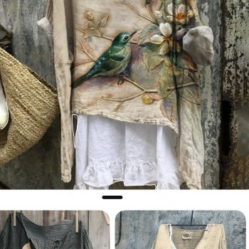 Льняные шедевры для  вдохновения .