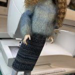 Кофточка с  трикотажной юбочкой  для  Элли (JRdolls)