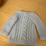 нежно голубая кофточка для  кукол формата Готц