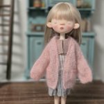 Кардиган с карманами из мохера на ob22, Блайз