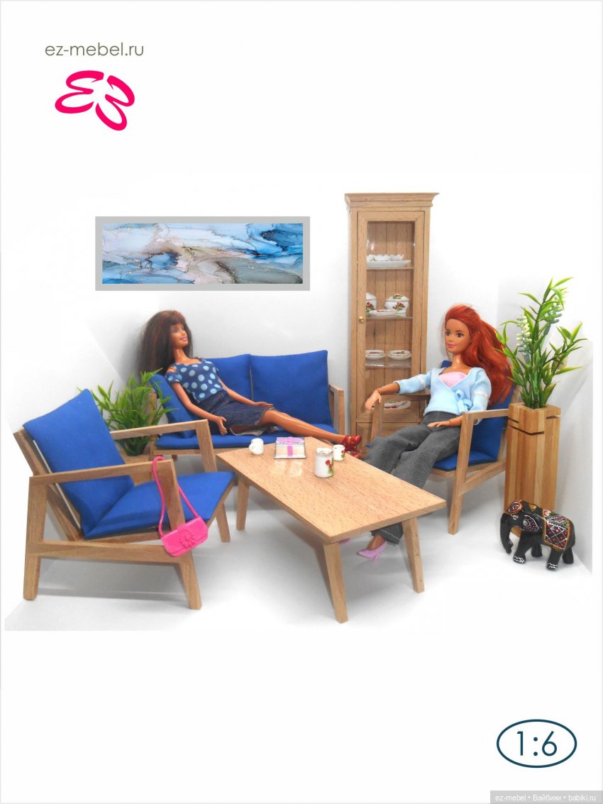 Кукольная мебель ЕЗ — Мебель для кукол и домиков: фото (фото 7)