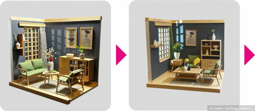 Кукольная мебель ЕЗ. Часть 4