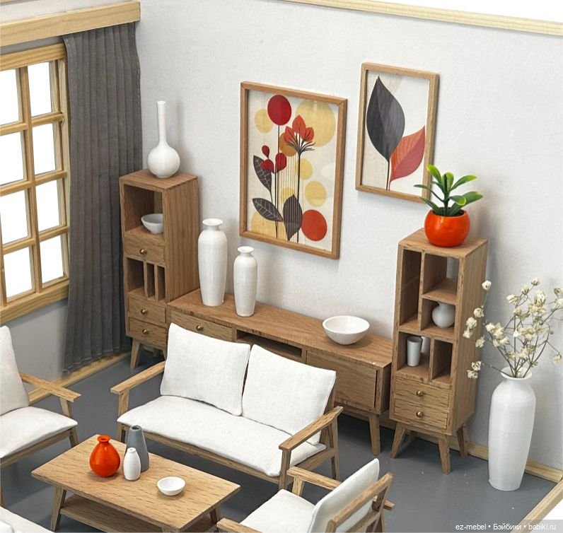 Кукольная мебель ЕЗ. Часть 5. Постеры в интерьере мид сенчури: эстетическое значение и культурный подтекст (фото 3)