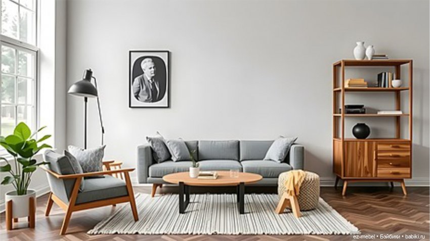 Кукольная мебель ЕЗ. Часть 6. Значение сервантов в интерьере стиля Mid-Century (фото 9)