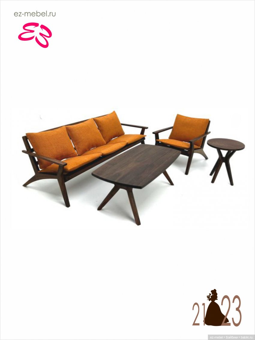 Кукольная мебель ЕЗ. Кукольная мебель в масштабе 1:8. Часть 1 (фото 2)