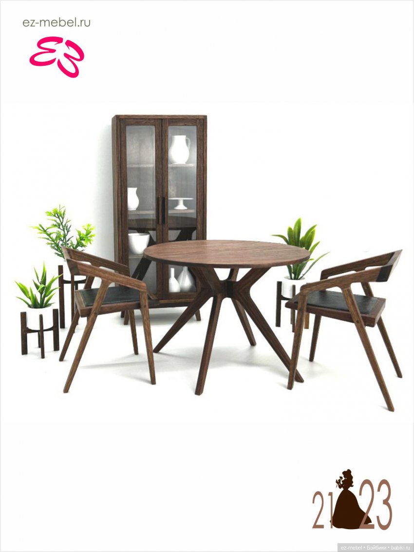 Кукольная мебель ЕЗ. Кукольная мебель в масштабе 1:8. Часть 2 (фото 2)