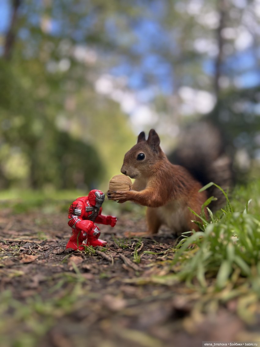 Прогулка с сыном в парке или удивительные приключения героев Marvel (фото 5)