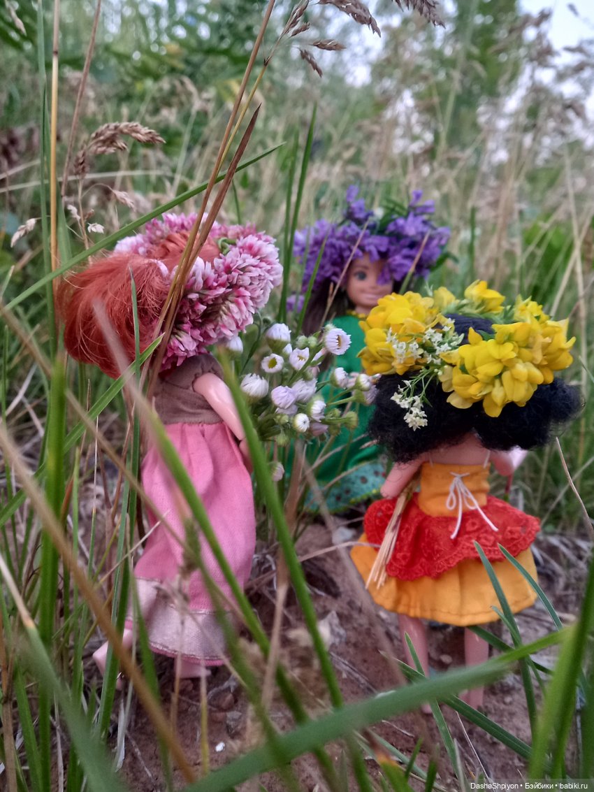 💐Венки и немного июльского урожая 🌾