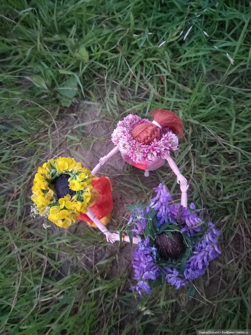 💐Венки и немного июльского урожая 🌾