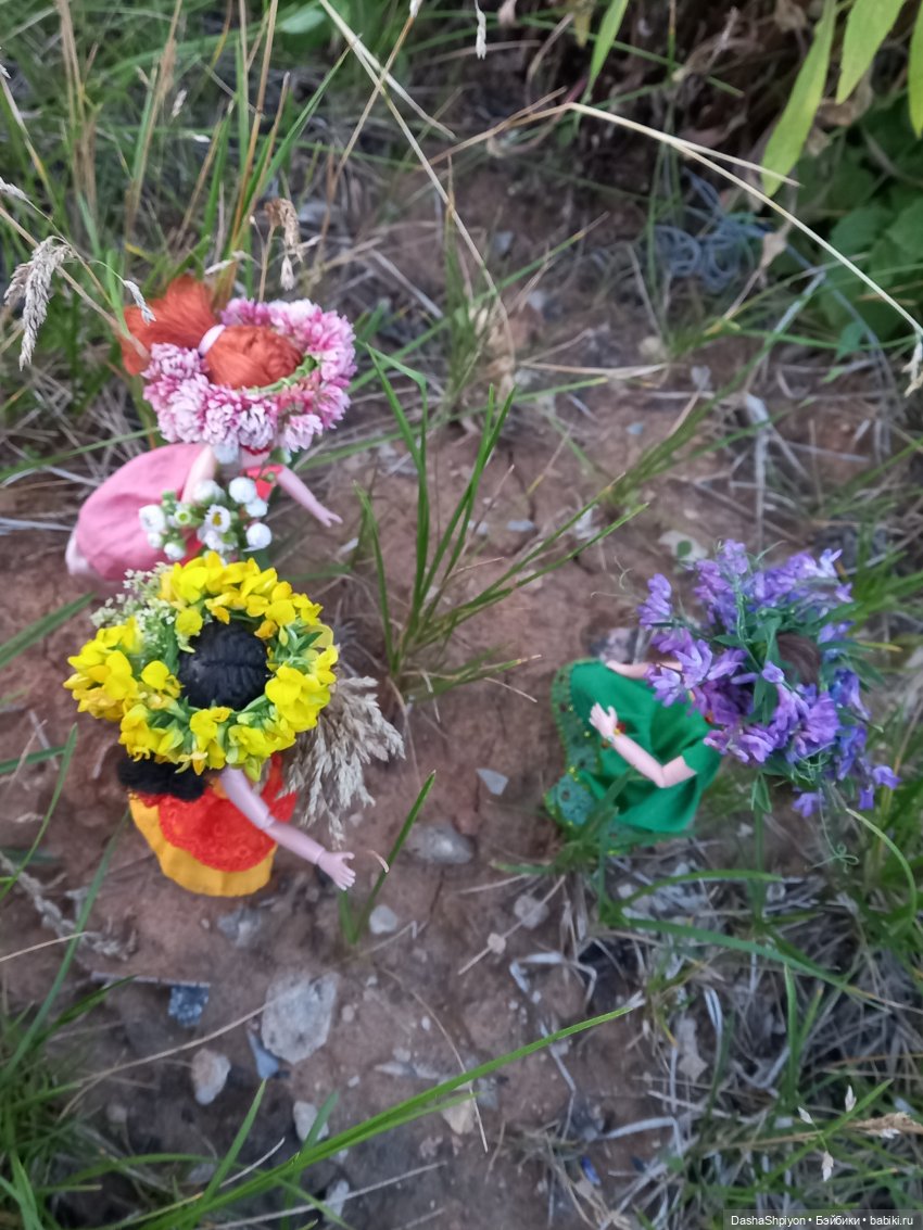 💐Венки и немного июльского урожая 🌾