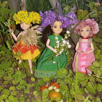 💐Венки и немного июльского урожая 🌾