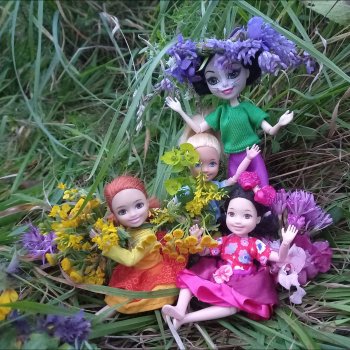 Гибрид энчантималс на теле пижамных принцесс 👸🏻