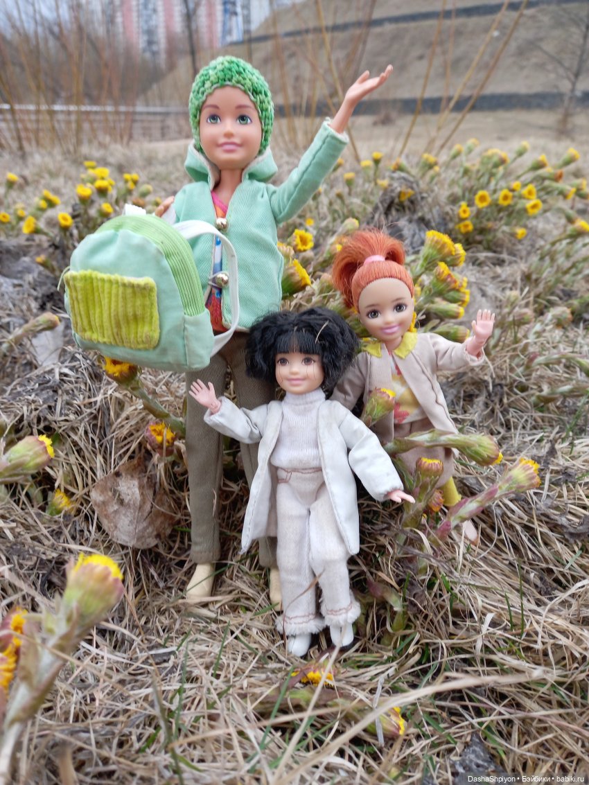 🌱Апрельская прогулка возле ёлочек🌲🌼