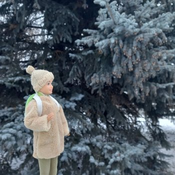 🌨️ Прогулка Валерия в поисках ёлки 🌲✨