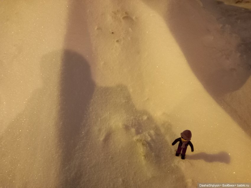 🌨️ Первая зимняя прогулка 💜❄️