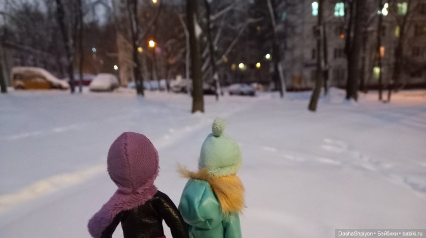 🌨️ Первая зимняя прогулка 💜❄️ (фото 2)