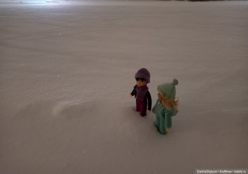 🌨️ Первая зимняя прогулка 💜❄️ (фото 9)