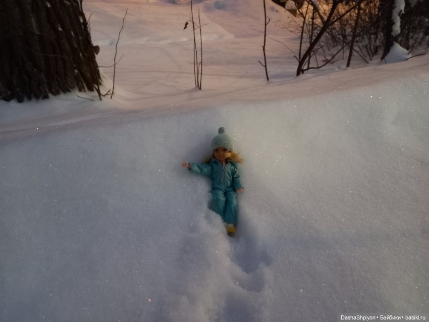 🌨️ Первая зимняя прогулка 💜❄️ (фото 7)