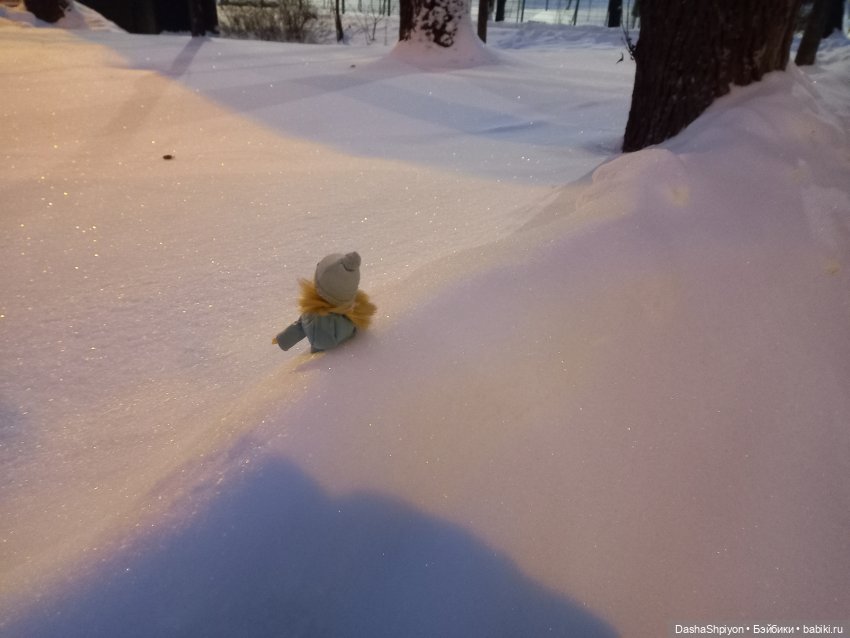🌨️ Первая зимняя прогулка 💜❄️ (фото 8)
